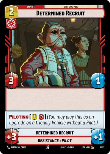 Determined Recruit (Foil) (657) [Jump to Lightspeed] (ONLINE ORDER ONLY)