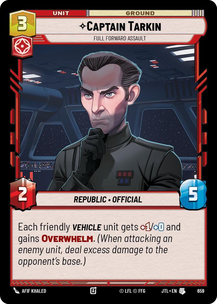 Captain Tarkin - Full Forward Assault (Foil) (659) [Jump to Lightspeed] (ONLINE ORDER ONLY)