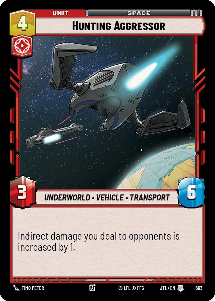 Hunting Aggressor (Foil) (663) [Jump to Lightspeed] (ONLINE ORDER ONLY)
