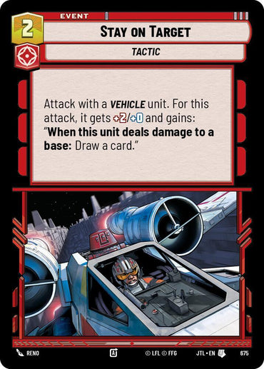 Stay on Target (Foil) (675) [Jump to Lightspeed] (ONLINE ORDER ONLY)