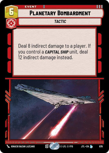 Planetary Bombardment (Foil) (679) [Jump to Lightspeed] (ONLINE ORDER ONLY)