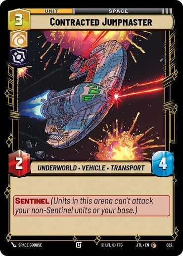 Contracted Jumpmaster (Foil) (682) [Jump to Lightspeed] (ONLINE ORDER ONLY)