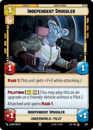 Independent Smuggler (Foil) (709) [Jump to Lightspeed] (ONLINE ORDER ONLY)