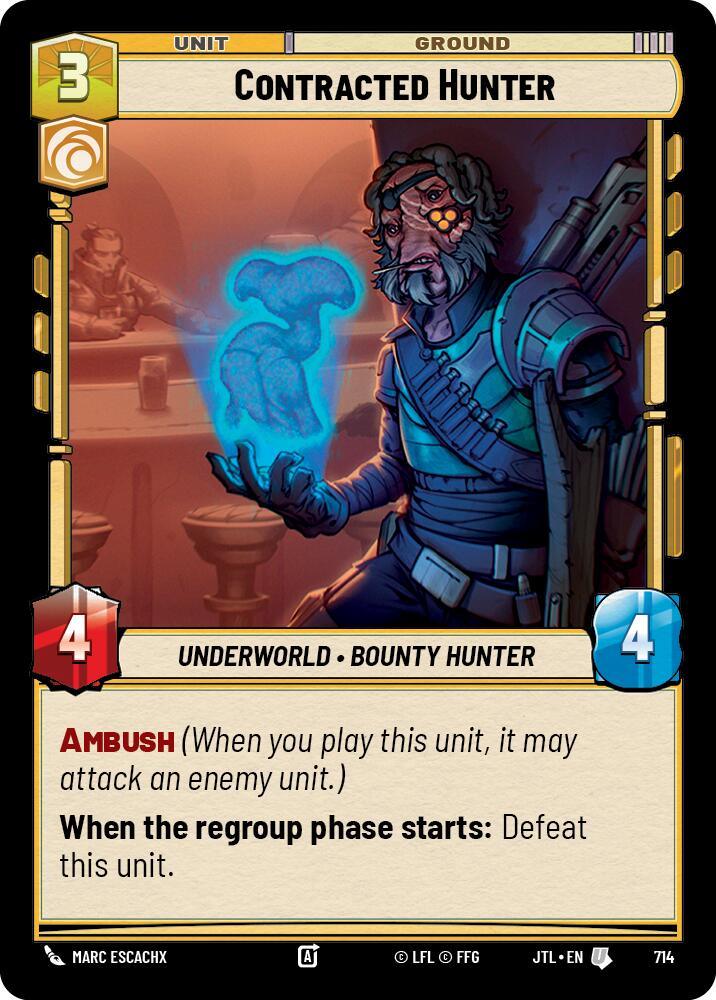 Contracted Hunter (Foil) (714) [Jump to Lightspeed] (ONLINE ORDER ONLY)