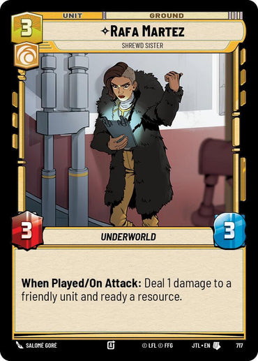 Rafa Martez - Shrewd Sister (Foil) (717) [Jump to Lightspeed] (ONLINE ORDER ONLY)