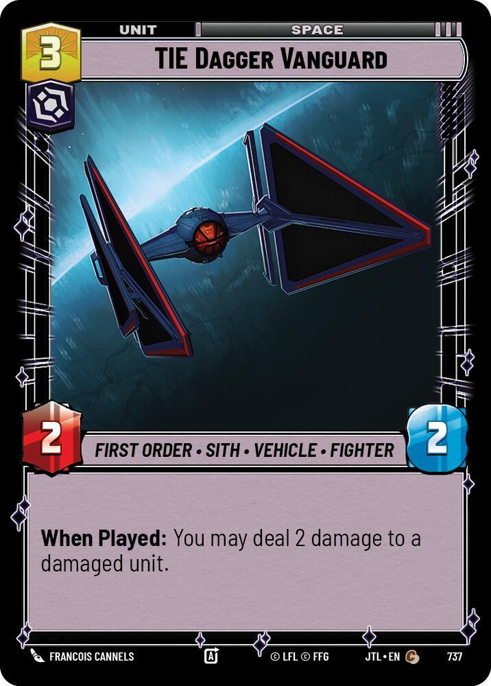 TIE Dagger Vanguard (Foil) (737) [Jump to Lightspeed] (ONLINE ORDER ONLY)