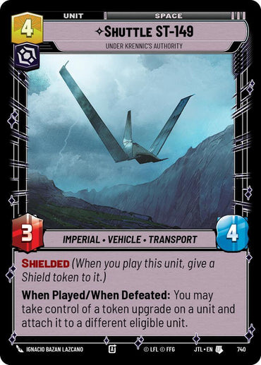 Shuttle ST-149 - Under Krennic's Authority (Foil) (740) [Jump to Lightspeed] (ONLINE ORDER ONLY)