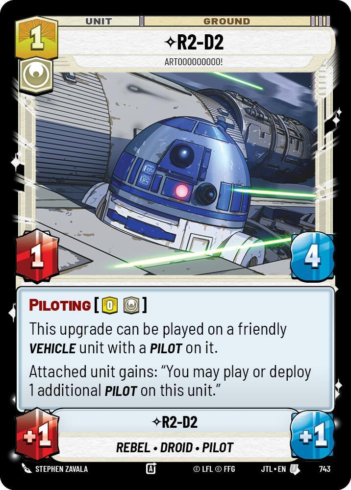 R2-D2 - Artooooooooo! (Foil) (743) [Jump to Lightspeed] (ONLINE ORDER ONLY)