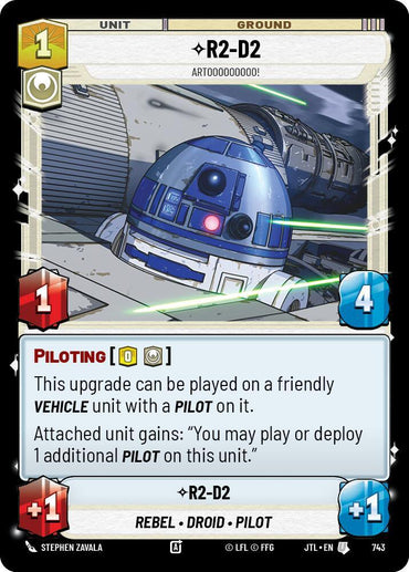 R2-D2 - Artooooooooo! (Foil) (743) [Jump to Lightspeed] (ONLINE ORDER ONLY)