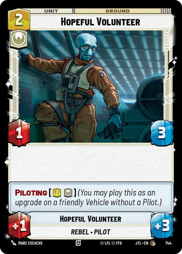 Hopeful Volunteer (Foil) (744) [Jump to Lightspeed] (ONLINE ORDER ONLY)