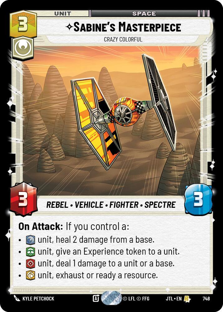 Sabine's Masterpiece - Crazy Colorful (Foil) (748) [Jump to Lightspeed] (ONLINE ORDER ONLY)