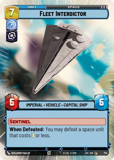 Fleet Interdictor (Hyperspace Foil) (774) [Jump to Lightspeed] (ONLINE ORDER ONLY)