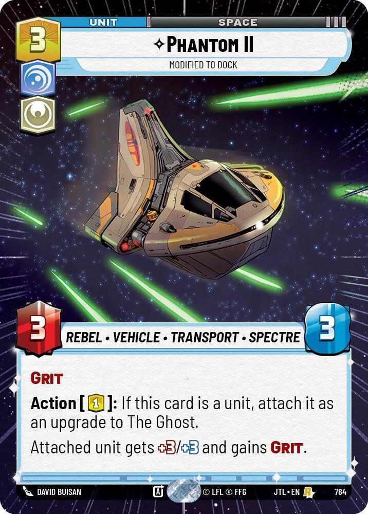 Phantom II - Modified to Dock (Hyperspace Foil) (784) [Jump to Lightspeed] (ONLINE ORDER ONLY)