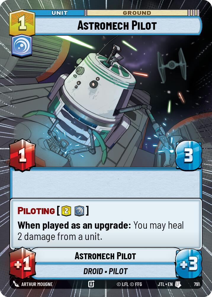 Astromech Pilot (Hyperspace Foil) (791) [Jump to Lightspeed] (ONLINE ORDER ONLY)
