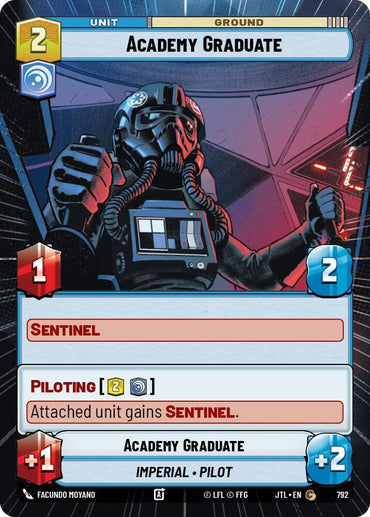 Academy Graduate (Hyperspace Foil) (792) [Jump to Lightspeed] (ONLINE ORDER ONLY)