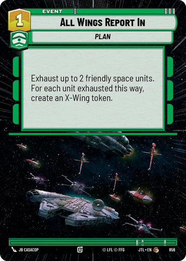 All Wings Report In (Hyperspace Foil) (856) [Jump to Lightspeed] (ONLINE ORDER ONLY)