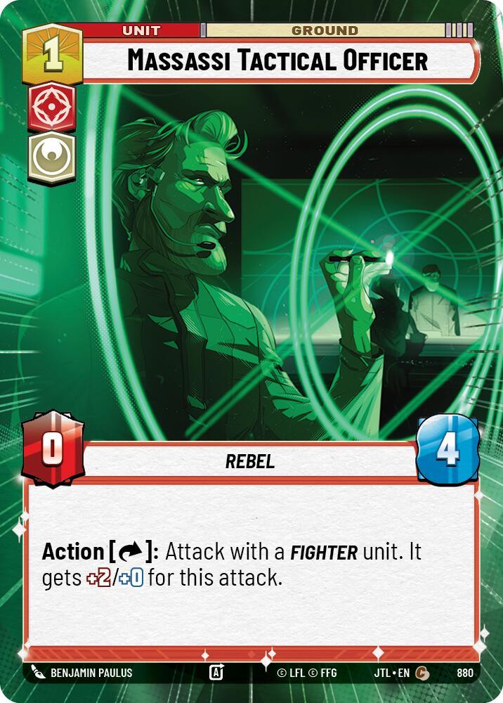 Massassi Tactical Officer (Hyperspace Foil) (880) [Jump to Lightspeed] (ONLINE ORDER ONLY)