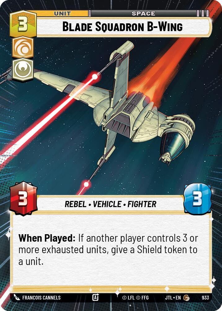 Blade Squadron B-Wing (Hyperspace Foil) (933) [Jump to Lightspeed] (ONLINE ORDER ONLY)