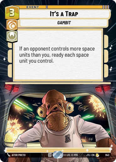 It's a Trap (Hyperspace Foil) (943) [Jump to Lightspeed] (ONLINE ORDER ONLY)
