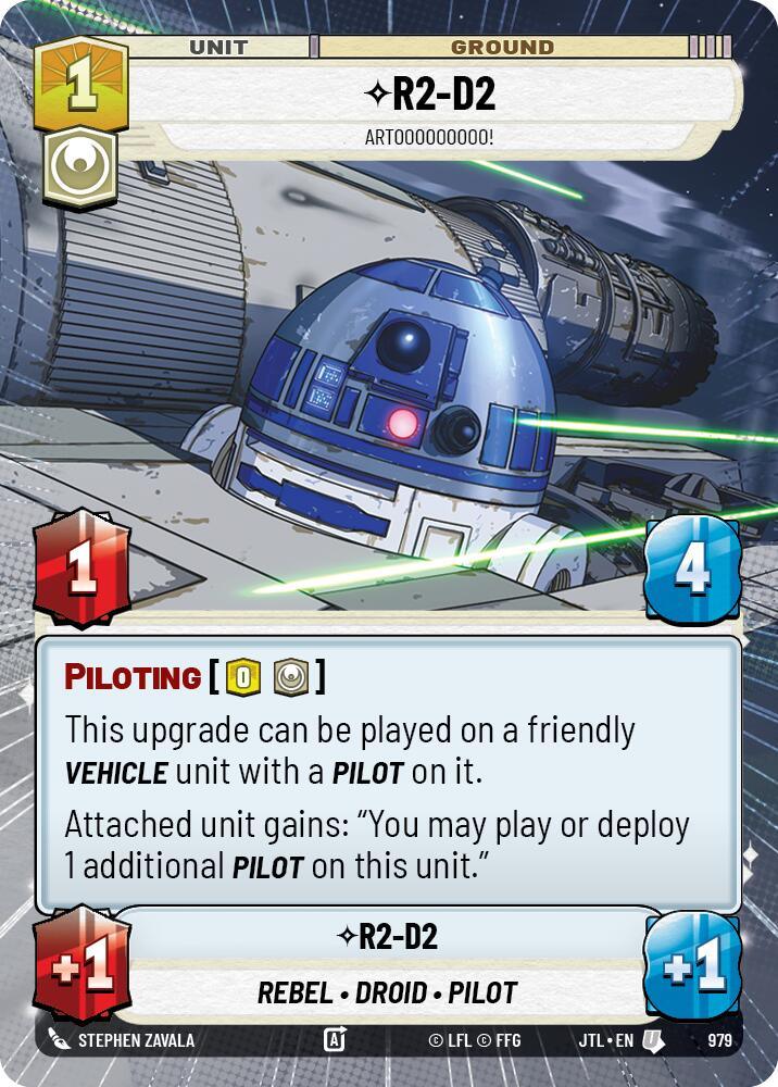 R2-D2 - Artooooooooo! (Hyperspace Foil) (979) [Jump to Lightspeed] (ONLINE ORDER ONLY)