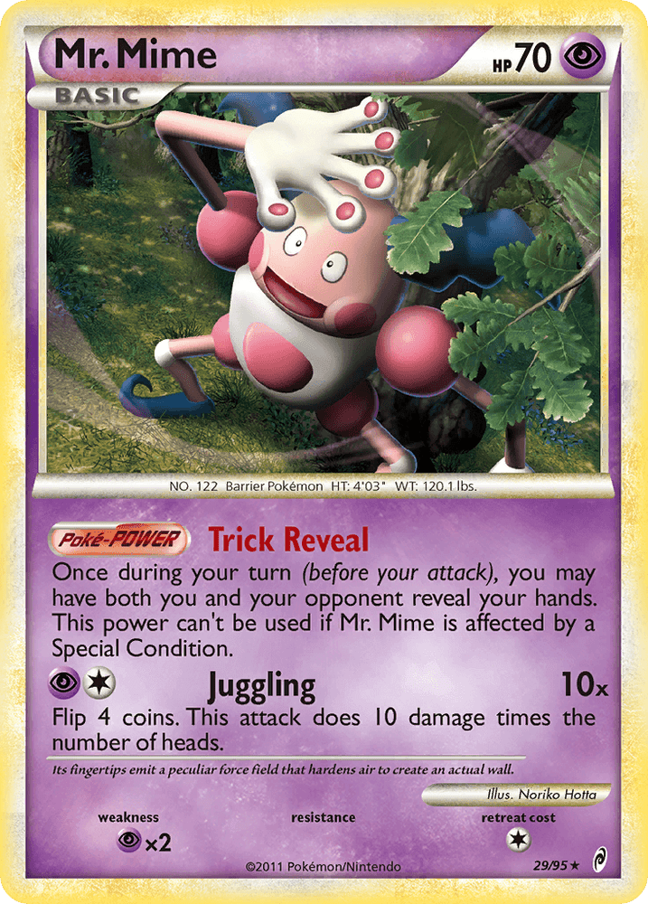 Mr. Mime (29/95) [HeartGold & SoulSilver: Call of Legends] (Online Only)
