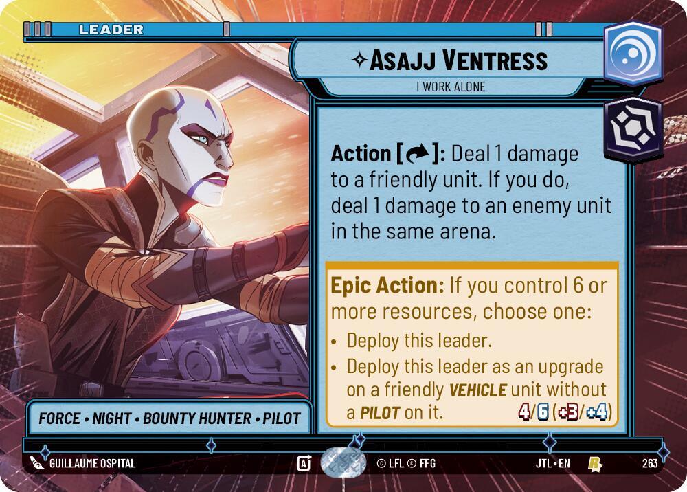 Asajj Ventress - I Work Alone (Hyperspace) (263) [Jump to Lightspeed] (ONLINE ORDER ONLY)