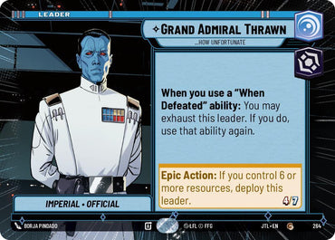 Grand Admiral Thrawn - ...How Unfortunate (Hyperspace) (264) [Jump to Lightspeed] (ONLINE ORDER ONLY)