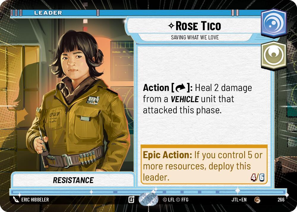 Rose Tico - Saving What We Love (Hyperspace) (266) [Jump to Lightspeed] (ONLINE ORDER ONLY)