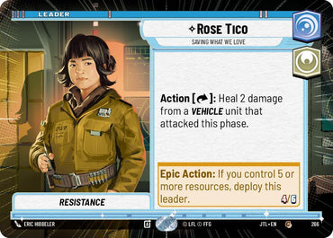 Rose Tico - Saving What We Love (Hyperspace) (266) [Jump to Lightspeed] (ONLINE ORDER ONLY)