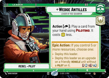 Wedge Antilles - Leader of Red Squadron (Hyperspace) (270) [Jump to Lightspeed] (ONLINE ORDER ONLY)