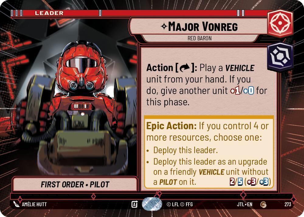 Major Vonreg - Red Baron (Hyperspace) (273) [Jump to Lightspeed] (ONLINE ORDER ONLY)