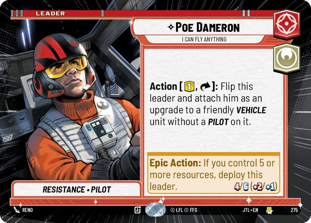 Poe Dameron - I Can Fly Anything (Hyperspace) (275) [Jump to Lightspeed] (ONLINE ORDER ONLY)
