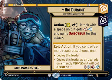 Rio Durant - Wisecrack Wheelman (Hyperspace) (277) [Jump to Lightspeed] (ONLINE ORDER ONLY)