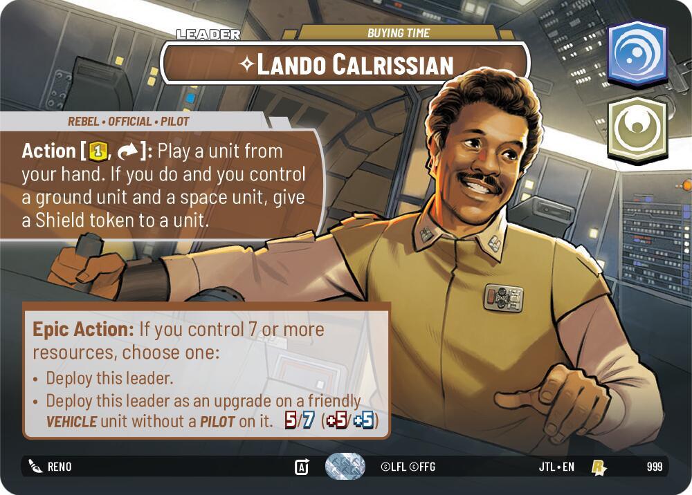 Lando Calrissian - Buying Time (Showcase) (999) [Jump to Lightspeed] (ONLINE ORDER ONLY)
