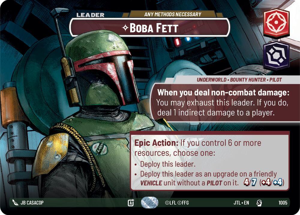 Boba Fett - Any Methods Necessary (Showcase) (1005) [Jump to Lightspeed] (ONLINE ORDER ONLY)
