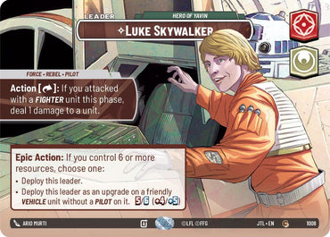 Luke Skywalker - Hero of Yavin (Showcase) (1008) [Jump to Lightspeed] (ONLINE ORDER ONLY)