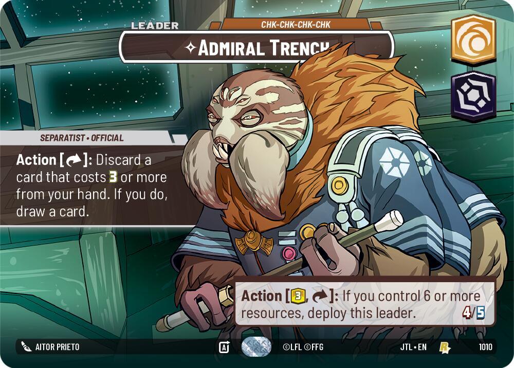 Admiral Trench - Chk-chk-chk-chk (Showcase) (1010) [Jump to Lightspeed] (ONLINE ORDER ONLY)