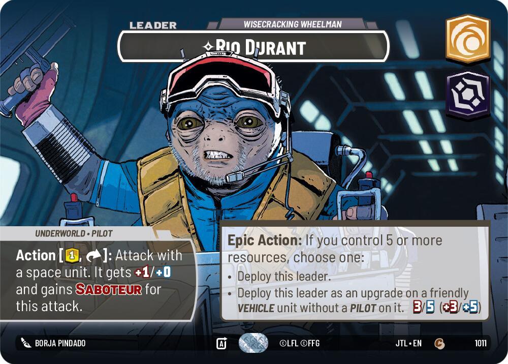 Rio Durant - Wisecrack Wheelman (Showcase) (1011) [Jump to Lightspeed] (ONLINE ORDER ONLY)