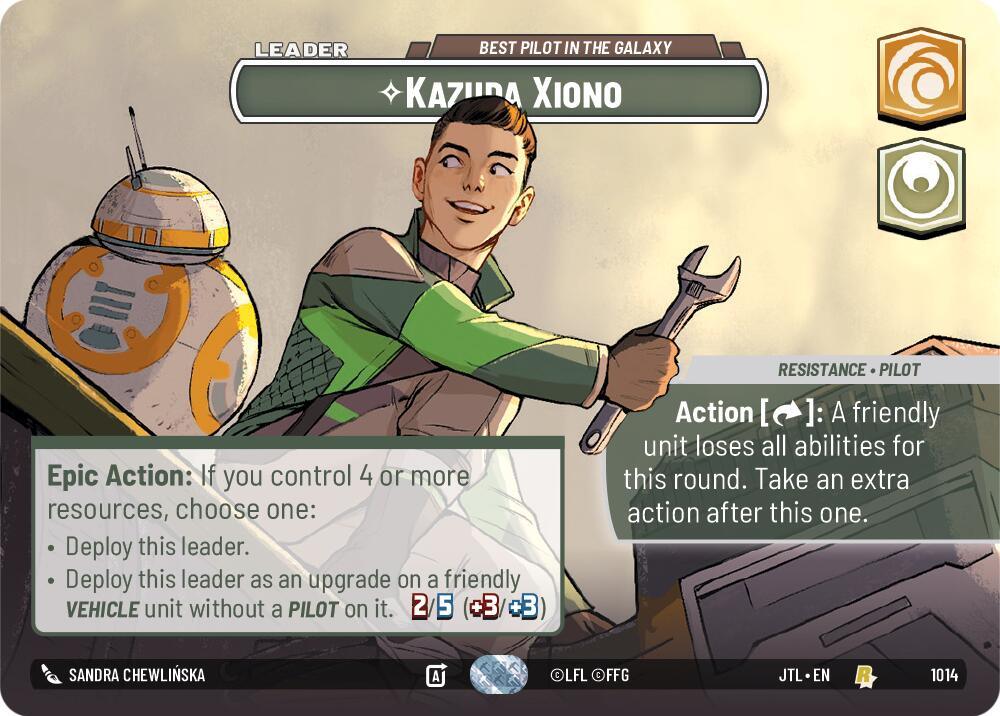 Kazuda Xiono - Best Pilot in the Galaxy (Showcase) (1014) [Jump to Lightspeed] (ONLINE ORDER ONLY)