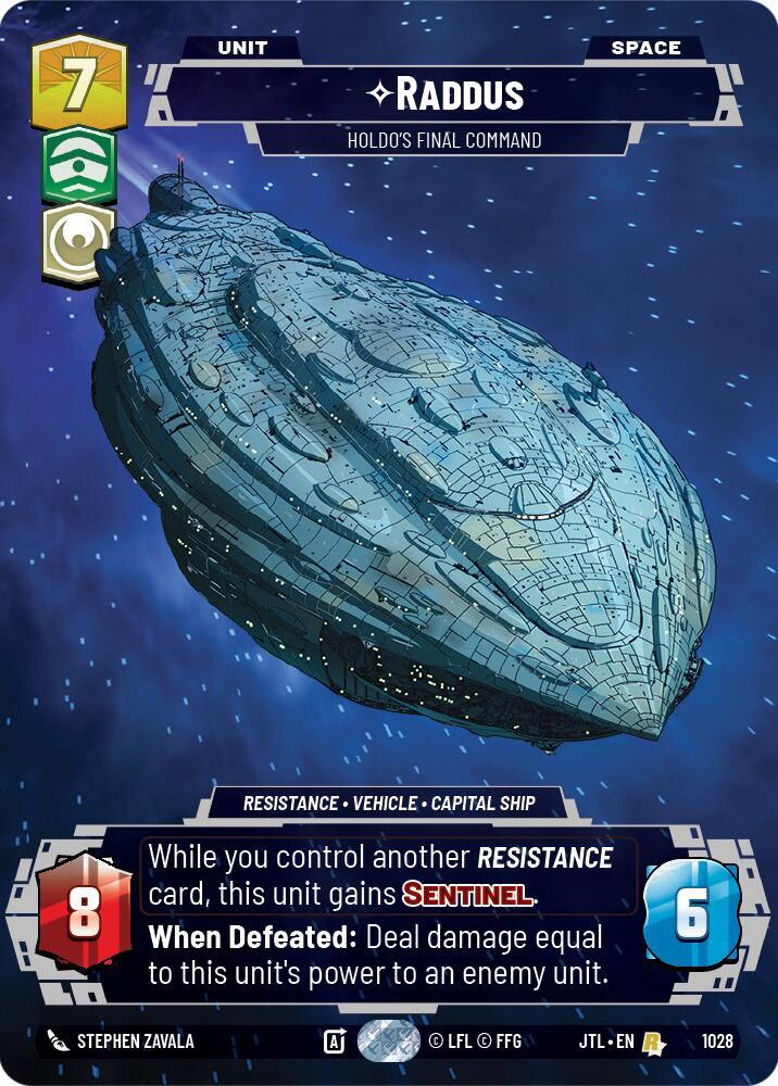 Raddus - Holdo's Final Command (Prestige) (1028) [Jump to Lightspeed] (ONLINE ORDER ONLY)