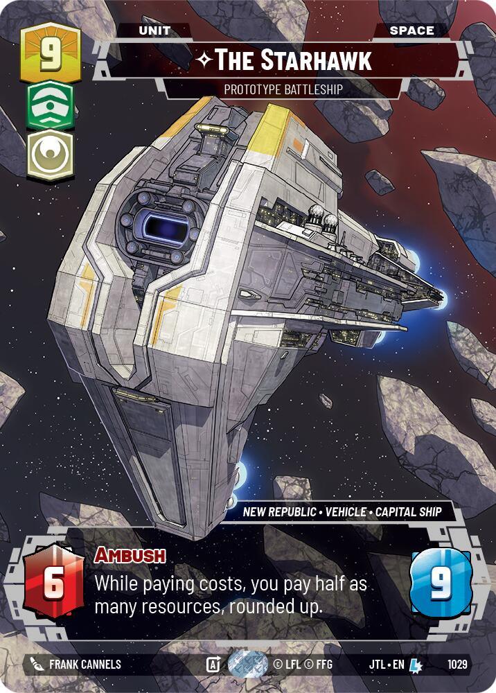The Starhawk - Prototype Battleship (Prestige) (1029) [Jump to Lightspeed] (ONLINE ORDER ONLY)