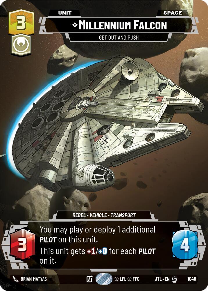 Millennium Falcon - Get Out And Push (Prestige) (1048) [Jump to Lightspeed] (ONLINE ORDER ONLY)