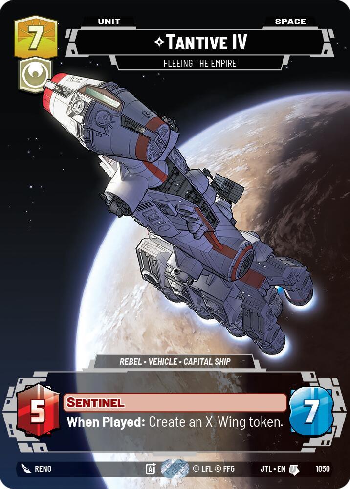 Tantive IV - Fleeing the Empire (Prestige) (1050) [Jump to Lightspeed] (ONLINE ORDER ONLY)