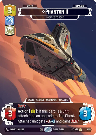 Phantom II - Modified to Dock (Prestige Foil) (1055) [Jump to Lightspeed] (ONLINE ORDER ONLY)