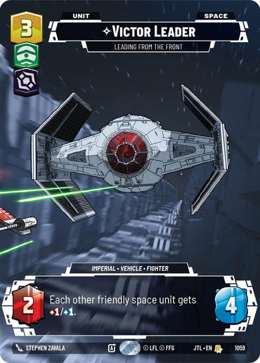 Victor Leader - Leading from the Front (Prestige Foil) (1059) [Jump to Lightspeed] (ONLINE ORDER ONLY)