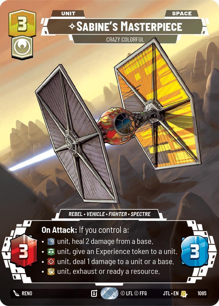 Sabine's Masterpiece - Crazy Colorful (Prestige Foil) (1085) [Jump to Lightspeed] (ONLINE ORDER ONLY)