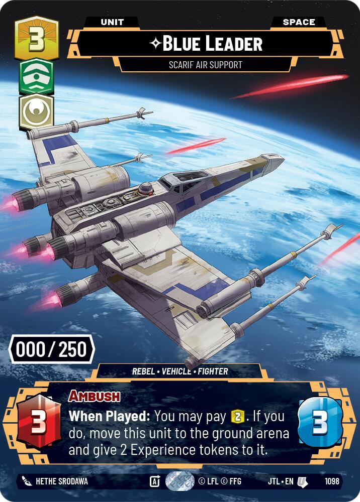 Blue Leader - Scarif Air Support (Serialized) (1098) [Jump to Lightspeed] (ONLINE ORDER ONLY)