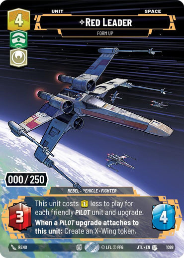 Red Leader - Form Up (Serialized) (1099) [Jump to Lightspeed] (ONLINE ORDER ONLY)