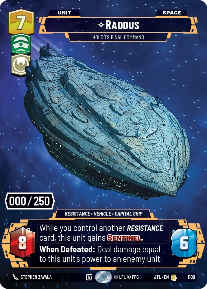 Raddus - Holdo's Final Command (Serialized) (1100) [Jump to Lightspeed] (ONLINE ORDER ONLY)