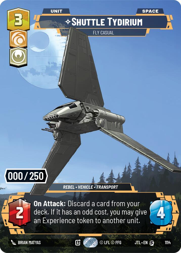 Shuttle Tydirium - Fly Casual (Serialized) (1114) [Jump to Lightspeed] (ONLINE ORDER ONLY)